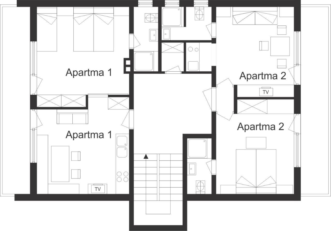 Apartment Sporar Бохінь Екстер'єр фото